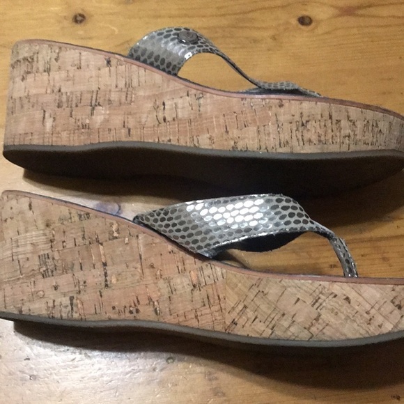 Sam Edelman Romy Wedge Sandals 9 - Picture 3 of 7